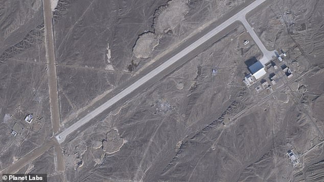 The runway, located near the Lop Nur nuclear site, extends more than three miles, making it one of the longest in the world.