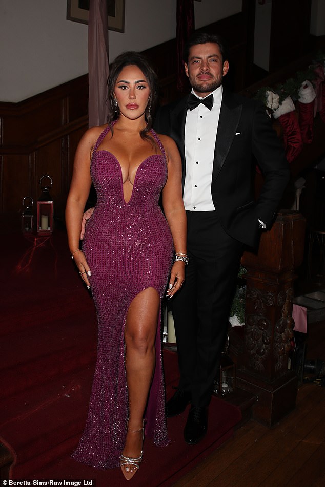 Sophie Kasaei and her boyfriend Jordan Brook looked every inch the loving couple