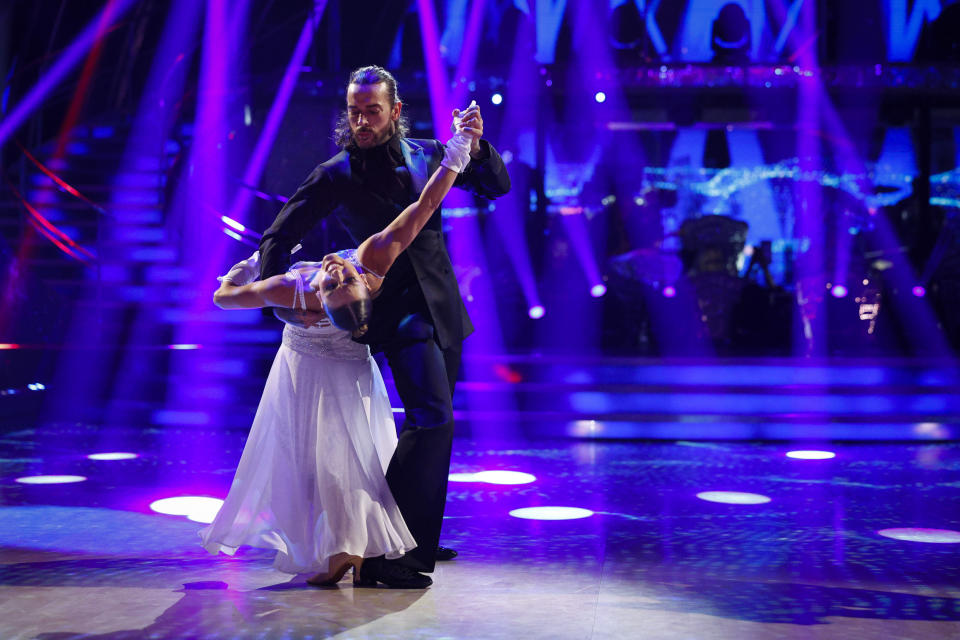 Pete Wicks and his partner Jowita Przystal are the favorites to leave this weekend. (BBC)