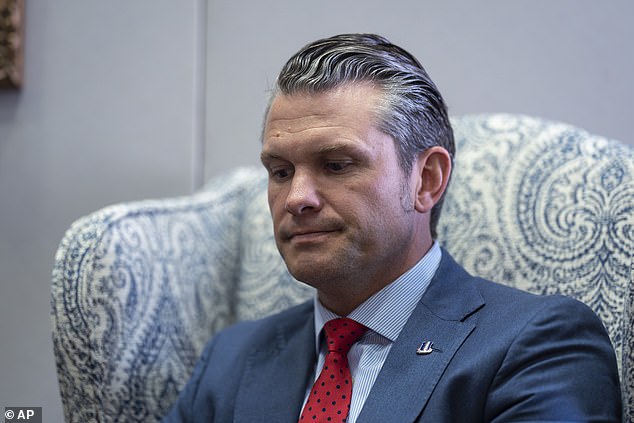 Voters aren't sure Hegseth is the man for the job, according to the latest DailyMail.com/JL Partners poll