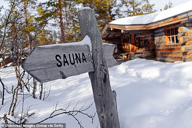 On Christmas Eve, it is traditional for Finnish residents to have a sauna session to connect with their deceased ancestors.