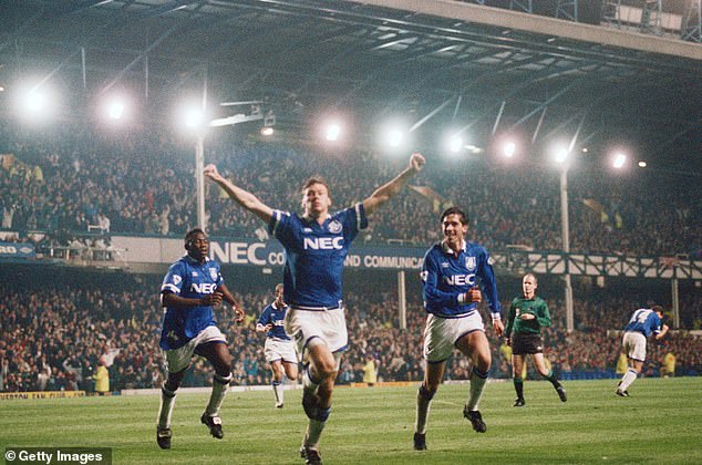 Duncan Ferguson scored his first goal for the club as Everton devastated Liverpool in 1994.