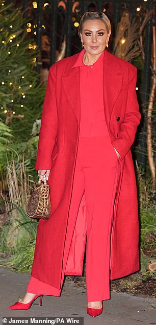 Strictly star Amy Dowden opted for all-red ensembles for the night of the concert.