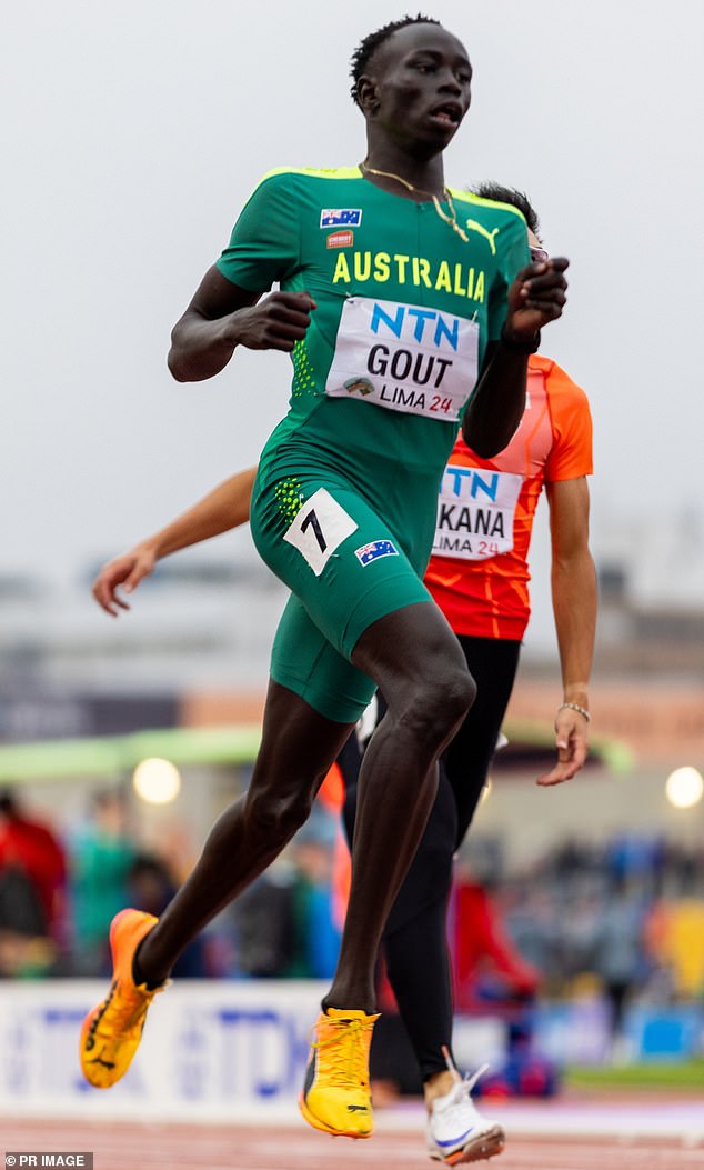 At just 16 years old, Brisbane-based track sprinter Gout Gout is the future of Australian athletics