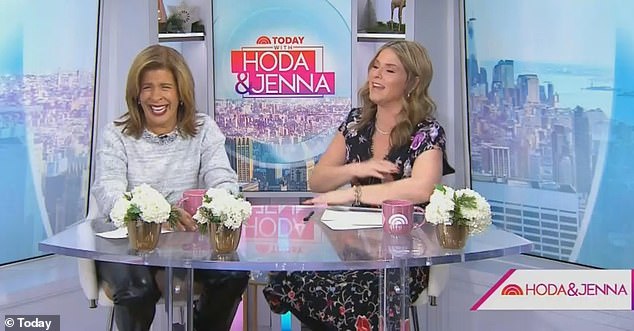 Hoda couldn't stop laughing when Jenna tried to justify letting her nine-year-old daughter Poppy watch a PG13 rom-com on Netflix