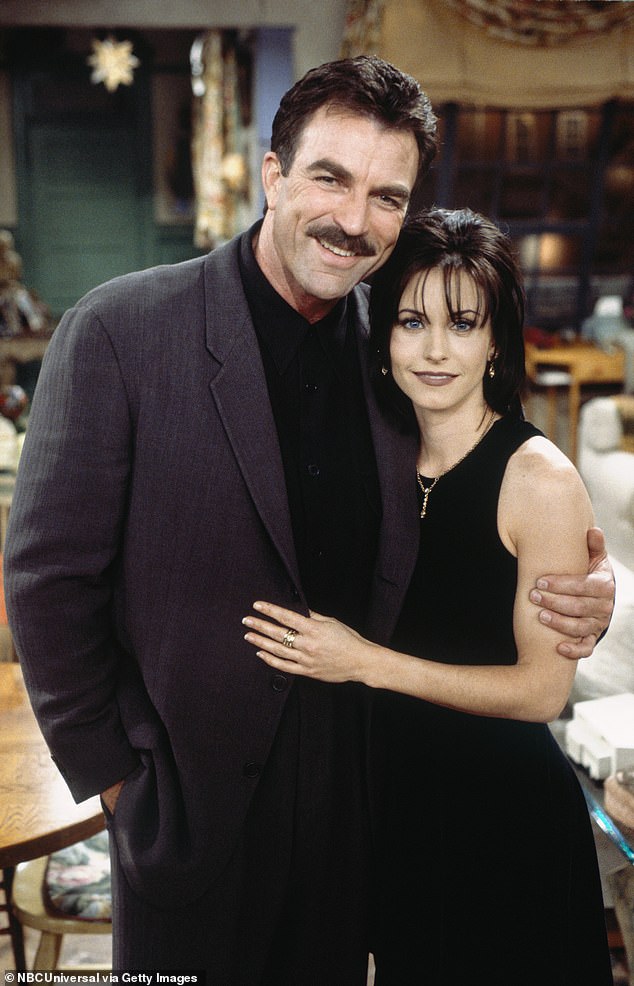 He took on the role of Dr. Richard Burke, Monica Geller's love interest, who was played by Courteney Cox; seen with Courteney in 1996