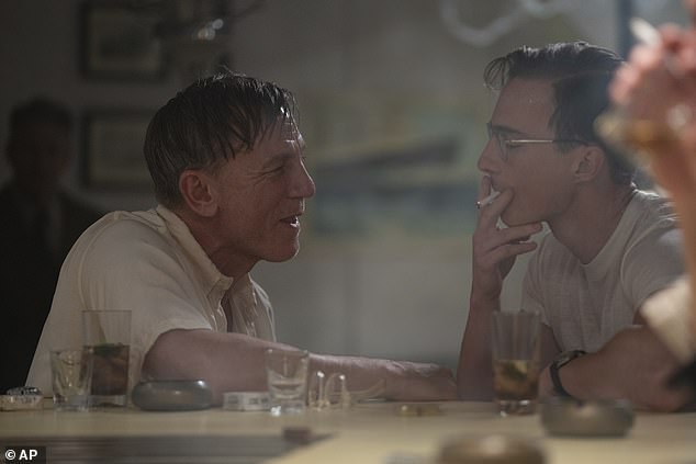 The film contains some steamy scenes between the two actors, with Daniel (L) saying: 'You have to leave your ego at the door a bit. You just have to let it go. There are no rules.'