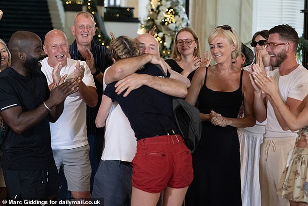 Evicted star Barry McGuigan gave the vlogger a big hug