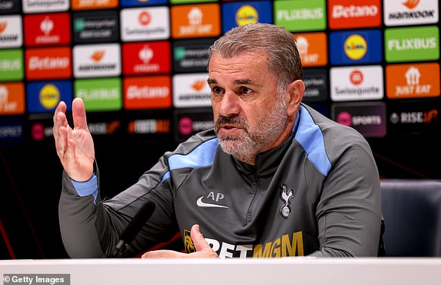 Ange Postecoglou said you can spend up to an hour on a single cup of coffee, depending on what it is