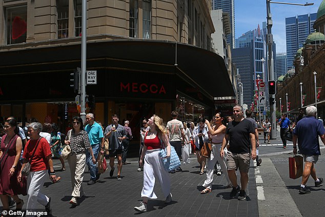 The Australian economy grew in the year to September, but only by 0.8 percent.