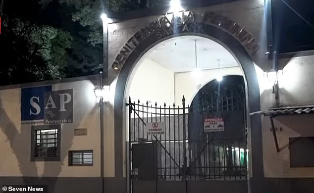 Ms Watson is being held at the Santana Women's Penitentiary (pictured) in São Paulo, Brazil, and local authorities have confiscated her phone and cut off communications.