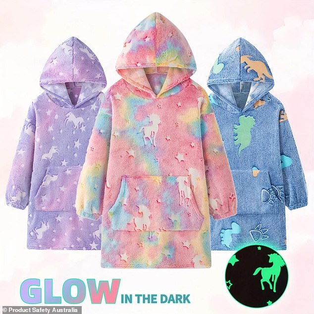 A range of glow-in-the-dark hooded jumpers sold at Temu have been recalled after a child was injured while wearing one. They present a burn hazard