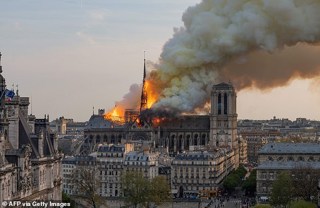 The Gothic masterpiece was destroyed by fire on April 15, 2019