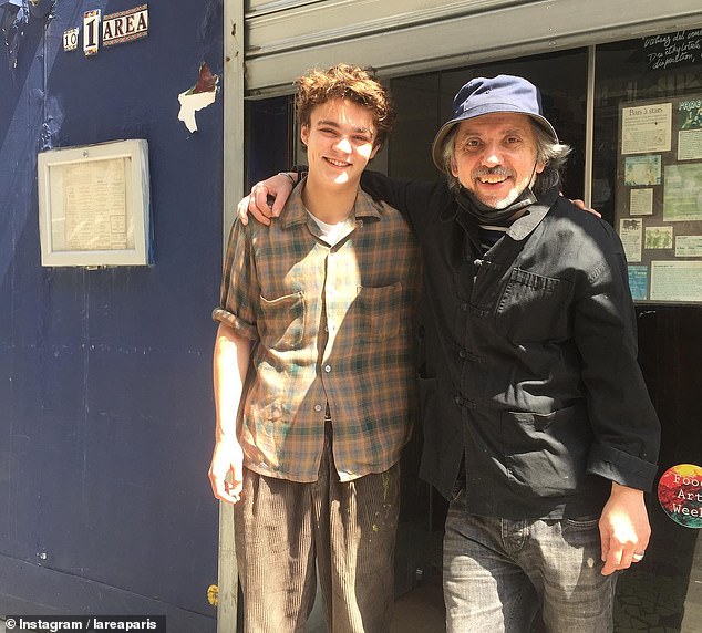 Jack with restaurant owner Edouard Chueke, who told MailOnline he worked at the restaurant for two years before leaving a few months ago