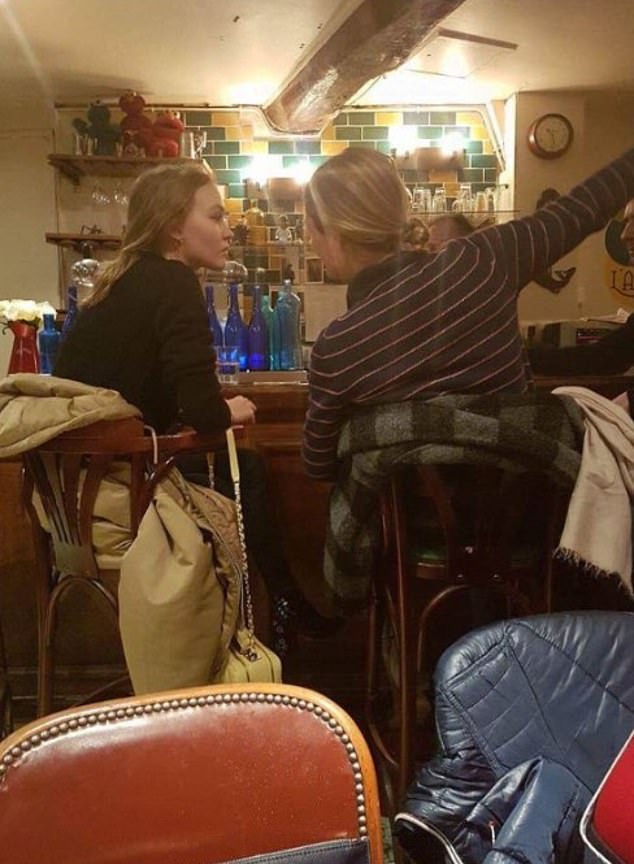 Jack's mother Vanessa Paradis and sister Lily-Rose are regulars at the trendy French restaurant