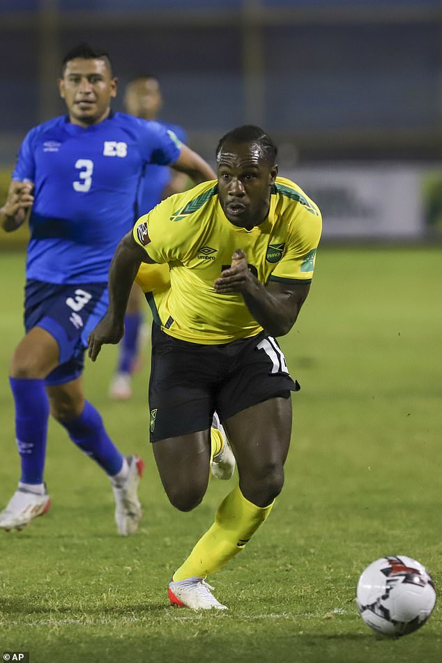 The forward began representing Jamaica internationally back in 2021