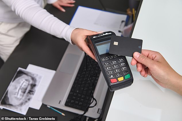 The United Kingdom and the European Union banned merchants from passing on card payment charges to customers in 2018 (file image)