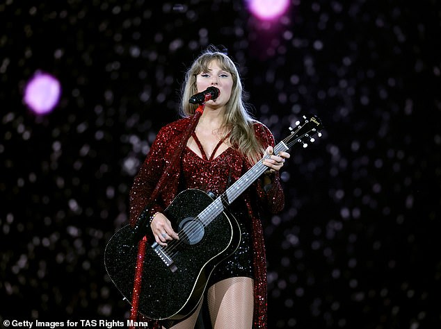 As she kicked off her final run of Eras Tour shows in Vancouver, British Columbia, Canada on Friday, the Mirrorball hitmaker was being actively filmed by a two-man camera crew; photographed on December 6