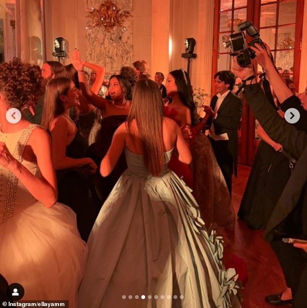 The debutantes danced all night at the ball and let their hair down after 11:00 p.m.