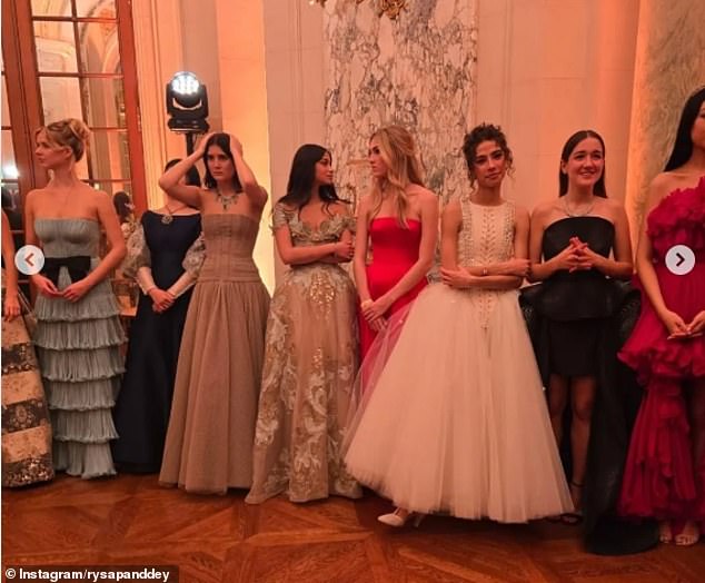 For their introduction into high society, the debutantes, carefully selected by the organizers, wore designer ball gowns from some of the world's leading fashion houses, including Chanel, Valentino and Oscar de la Renta.