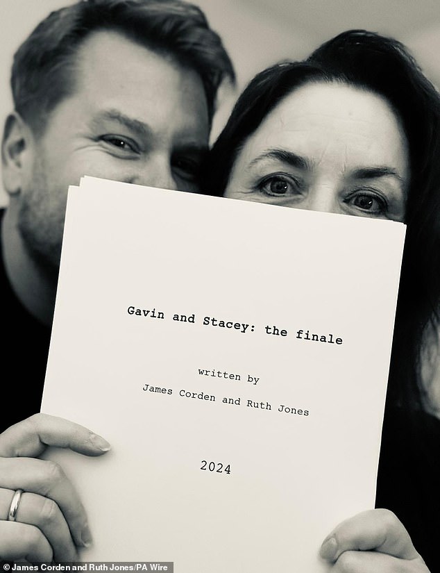 James Corden and Ruth Jones writing the script for this year's Gavin & Stacey Christmas special