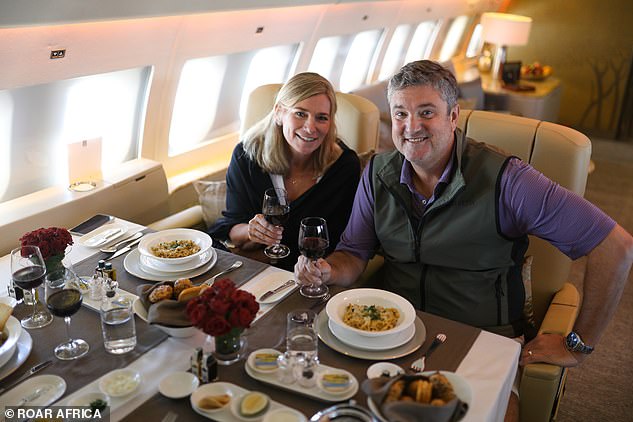 Greatest Safari Guests Enjoy Executive Dinner on Private Jet