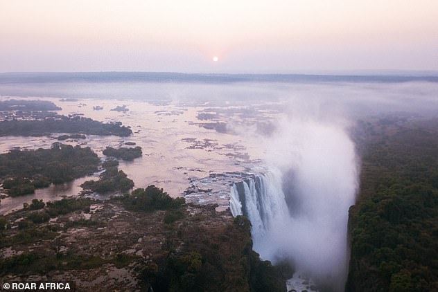 Victoria Falls is the first stop. Deborah says that the guests 