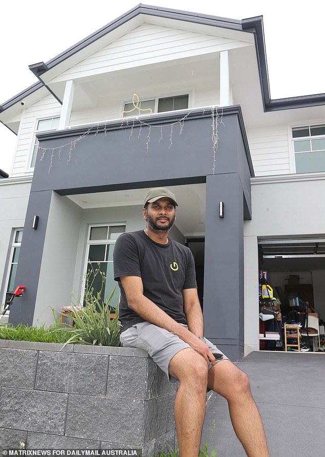 Surya Durai, 34, and his young family are residents of the new Box Hill development.