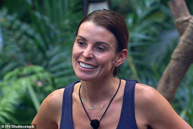 One of Coleen Rooney, 38, (seen) Reverend Richard Coles, 62, and Danny Jones, 38, will be the next King or Queen of the Jungle in Sunday night's final.