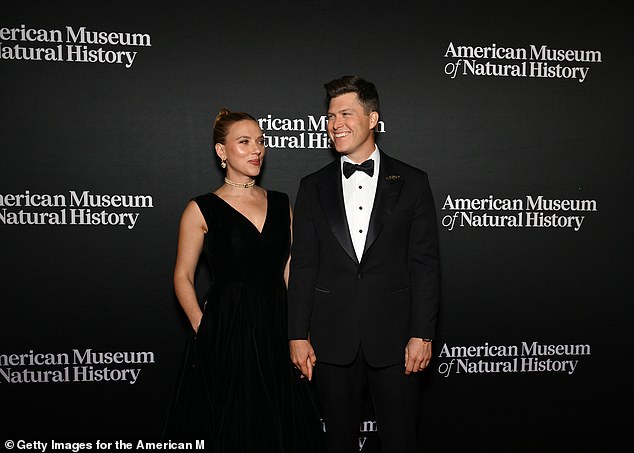 All eyes were on Johansson and her husband Jost on Thursday when they entered the museum