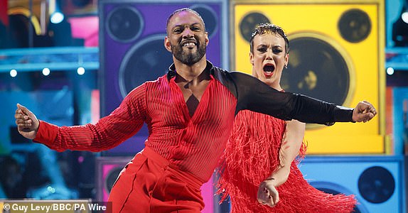 For use only in the United Kingdom, Ireland or Benelux countries. Undated BBC photo of JB Gill and Lauren Oakley during Saturday's live show of Strictly Come Dancing on BBC1. Issue date: Saturday December 7, 2024. PA Photo. See PA story SHOWBIZ Strictly. Photo credit should read: Guy Levy/BBC/PA WireNOTE TO EDITORS: Not to be used more than 21 days after publication. You may use this image free of charge solely for the purpose of publishing or reporting on current BBC programming, staff or other BBC production or activity within 21 days of its broadcast. Any use after that time MUST be authorized through BBC Picture Publicity. Please credit the image to the BBC and any named freelance photographers or program makers, as described in the title.