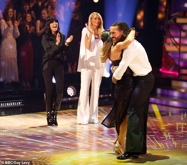 Both couples returned to the ballroom, with Tasha and Aljaž performing their waltz to Aretha Franklin's (You Make Me Feel Like) A Natural Woman.