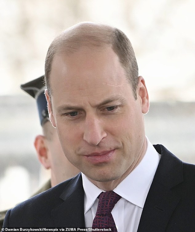 Prince William suffered a fractured skull in a golfing accident as a child and underwent surgery at Great Ormond Street Children's Hospital. His mother, Diana, spent the night with him.