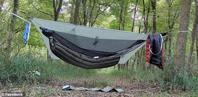 Rose had gone camping alone on September 30, but when she didn't come home on October 2, her loved ones became concerned. (Photo: the hammock she was found in)