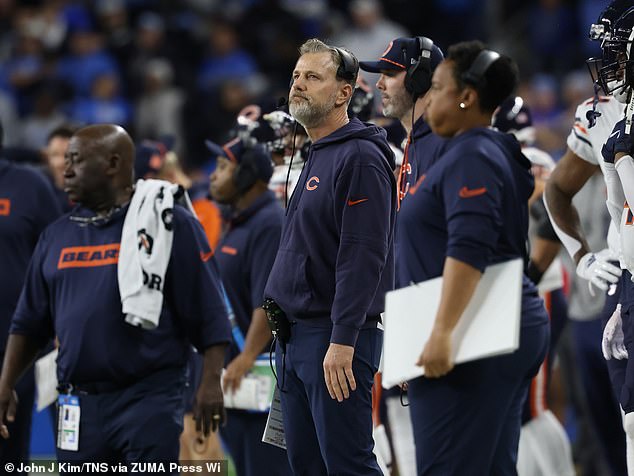 The Chicago Bears fired head coach Matt Eberflus after their Thanksgiving loss