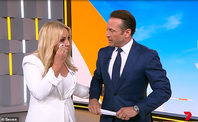 Doran ended his five years at Weekend Sunrise. He made the emotional announcement live at the end of the show late last month.