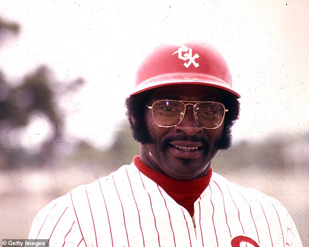 Dick Allen of the Chicago White Sox poses before an MLB game at Payne Park in Sarasota