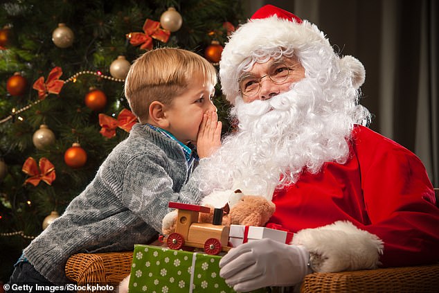 I don't feel like I was robbed of a magical childhood by not believing in Santa Claus, and I really appreciate how my mother has always tried to be honest with me (File Image)