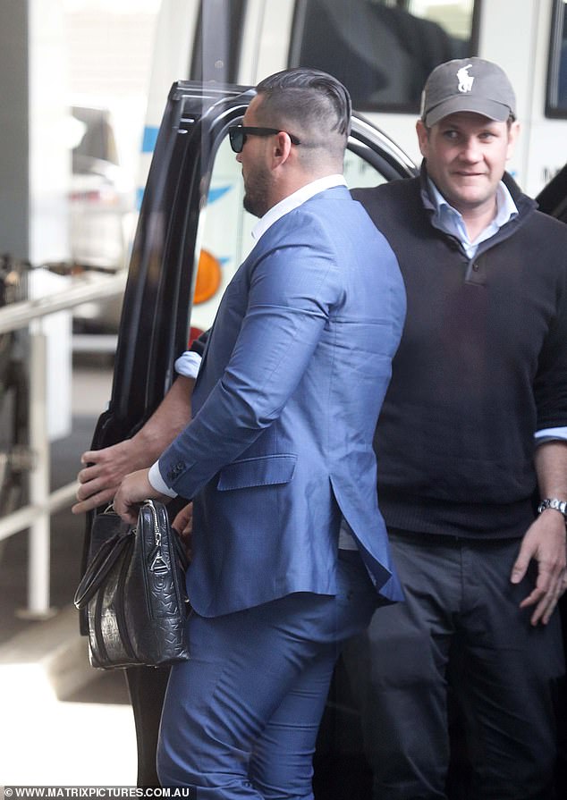 Journalist Steve Jackson (right) was there to meet Mehajer (left) with a 60 Minutes film crew in a rented black Mercedes Benz.