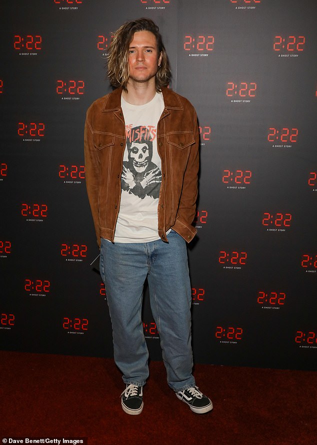 Dougie Poynter, pictured in 2021, spent two stints in rehab. One, in 2011, to help him detoxify from drugs and alcohol after a suicide attempt, and another in 2018, to deal with a Valium addiction.