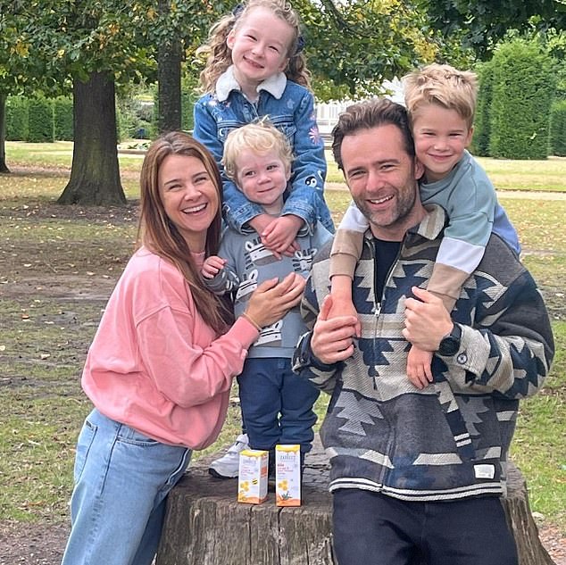 Izzy and Harry Judd are proud parents to Lola, 7, Kit, 5, and Lockie, 3.