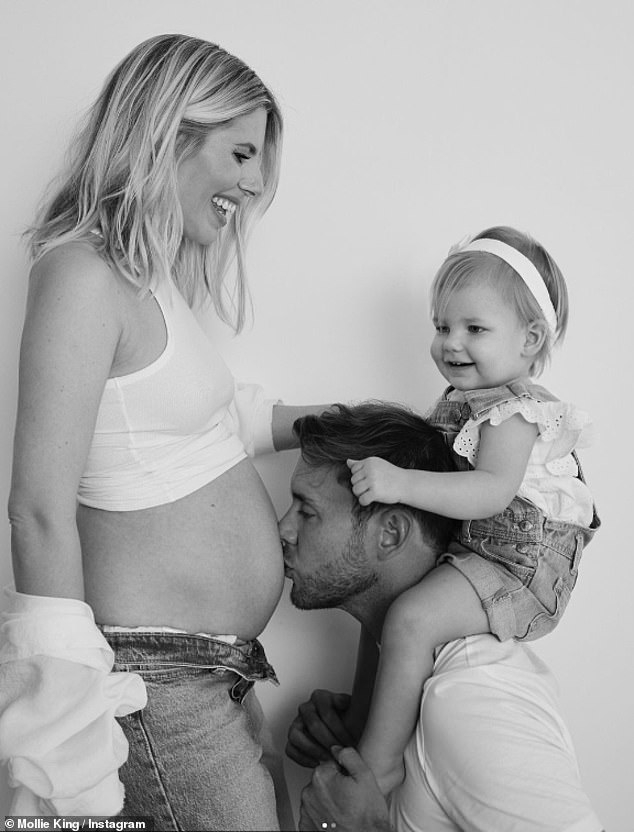 Mollie King has announced that she is pregnant with her second child with her cricketer fiancé, Stuart Broad.