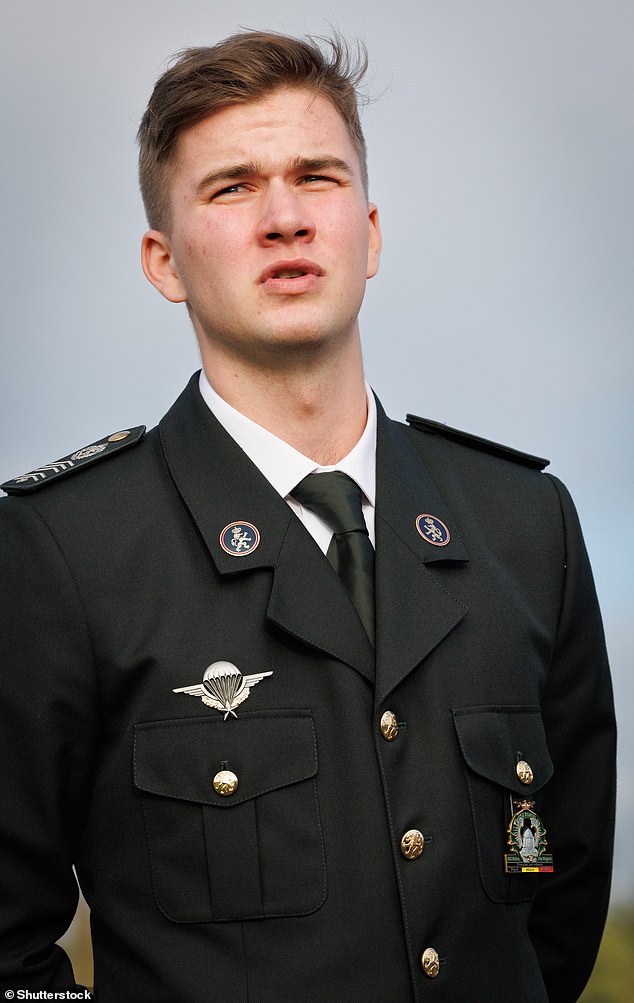 Prince Gabriel is currently at the French Royal Military Academy.