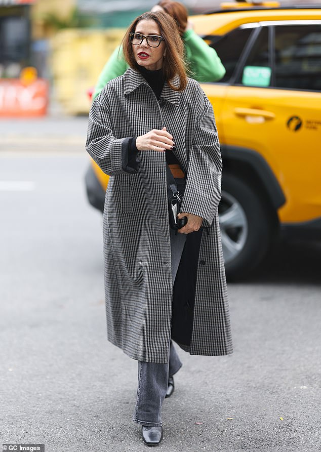 Carpenter is seen in New York's East Village on November 20.