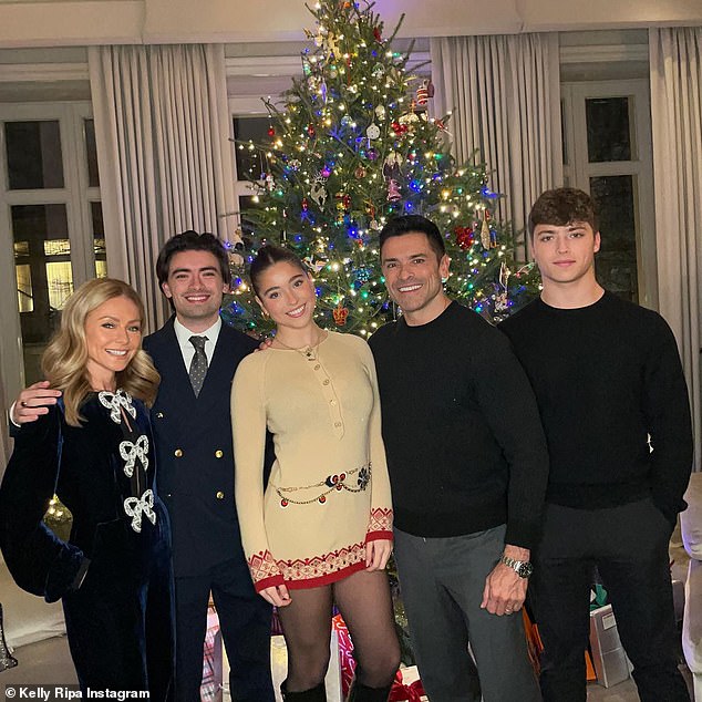 Ripa and Consuelos, who have been married for 29 years, share children Michael, 27, and Joaquín, 21, as well as their Lola, 23, 23.