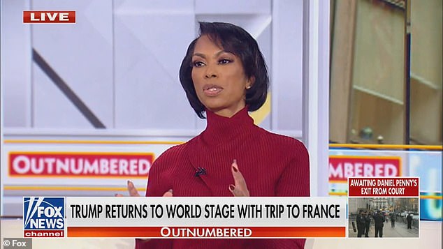 'Oh my god!' exclaimed co-host Harris Faulkner