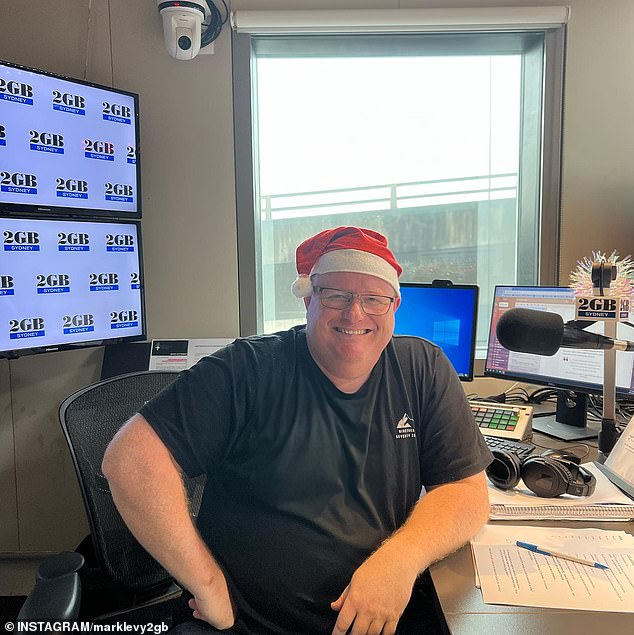 Mark Levy will work through the holiday season until bedtime on his show before radio ratings return next year.