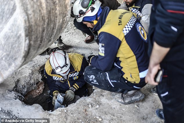 Teams investigate secret compartments of Sednaya prison