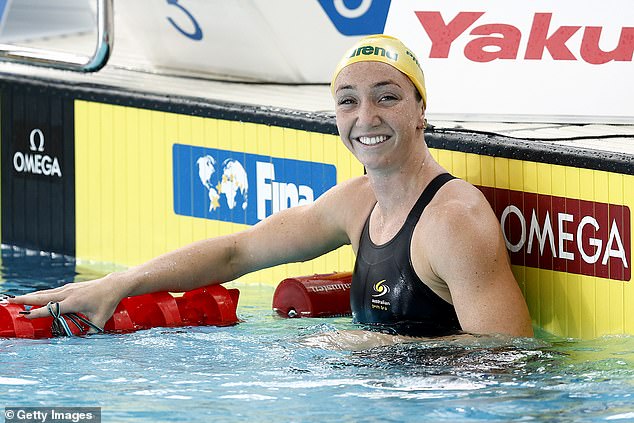 Fraser was beaming with pride after watching Pallister win gold in the women's 4x200m freestyle relay final in Paris.