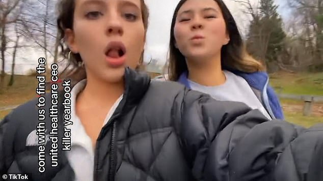 The yearbook was found by two girls who posted their journey to discover the memento in a light-hearted 11-second TikTok video